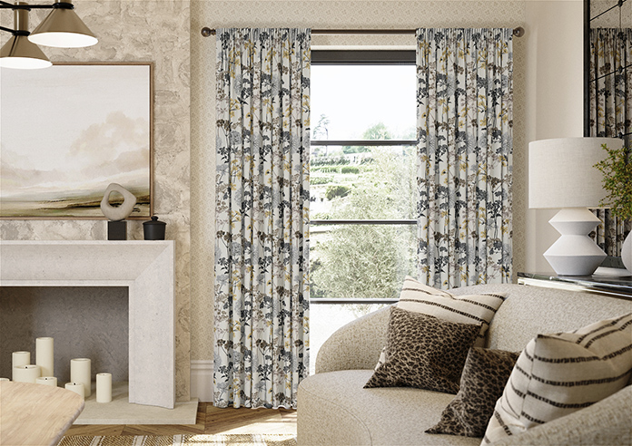 Hedgerow, Charcoal - Made to Measure Curtains - Image 3